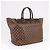 Borsa Louis Vuitton Damier Ebene Greenwich PM in marrone N41165 Verde - vista 9