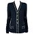 Chanel Ikonische schwarze Tweedjacke aus Paris / Shanghai