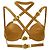 Versace s&m bondage tribute silk buckle bra