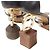 Architektonischer Holzblockring Jacquemus mit Riemchenabsatz - Ansicht 5