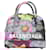 Balenciaga Ville floral logo print top handle crossbody bag Multiple colors Leather  ref.2062851