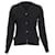 Autre Marque Alexander Wang merino wool silk trim sheer back cardigan Black  ref.2063142