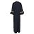 Maxikleid mit Straußenfedern und Glasperlen von Andrew GN Runway Schwarz - Ansicht 5