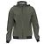 Trim Hermès Giacca a vento con cappuccio e zip in misto poliamide khaki Hermes Ponant Verde Cachi