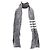 Cachecol longo com bolso e listras de 4 barras estreladas Thom Browne