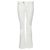 Jeans bootcut in denim jacquard con monogramma Louis Vuitton Bianco