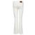 Jeans bootcut in denim jacquard con monogramma Louis Vuitton Bianco - vista 5