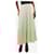 Autre Marque Cream pleated midi skirt - size UK 6 Polyester  ref.2063716