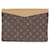 Louis Vuitton Monogram Daily Pouch M64591 Brown Patent leather  ref.2063833