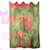 Hermès Red Luna Park Chiffon Silk Scarf Cloth  ref.2063924