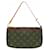Louis Vuitton Monogram Pochette Accessoires M51980 Brown Patent leather  ref.2064402