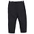 Balmain Drapierte gerade cropped Hose aus schwarzer Wolle - Ansicht 2