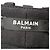 Balmain Drapierte gerade cropped Hose aus schwarzer Wolle - Ansicht 3