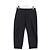 Balmain Drapierte gerade cropped Hose aus schwarzer Wolle - Ansicht 4