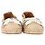 Chloé Espadrille Ankle Wrap Ingrid Ballerinas aus Creme-Canvas - Ansicht 2