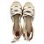 Chloé Espadrille Ankle Wrap Ingrid Ballerinas aus Creme-Canvas - Ansicht 3