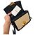Céline Borsa a spalla Celine Teen Triomphe in tela beige e pelle di vitello nera - vista 16