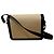 Céline Borsa a spalla Celine Teen Triomphe in tela beige e pelle di vitello nera - vista 6