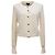Timeless Chanel-Cardigan mit Knöpfen aus weißem Kaschmir Roh