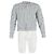 Camicia blouson a righe con bottoni Lanvin in cotone bianco e verde - vista 4