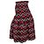 Falda mini estampada floral Alaïa en algodón negro Roja - vista 4