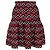 Falda mini estampada floral Alaïa en algodón negro Roja - vista 5