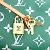 Borsa Boston Louis Vuitton Monogram Speedy P9 Bandoliera 25cm Verde - vista 6