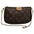 LOUIS VUITTON Monogram Multi Pochette Accessoires Pouch M44840 LV Auth 112974 Monogramma