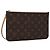 LOUIS VUITTON Monogram Neverfull MM Pouch Accessory Pouch LV Auth 110092