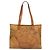 Autre Marque PRIMA CLASSE Borsa a Mano Pelle PVC Beige Marrone oro Auth am7609 D'oro - vista 2