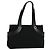 Bulgari Borsa a spalla BVLGARI Logo mania in tela nera Auth BA151 Nero