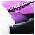 Céline Borsa a spalla a catena CELINE in nylon viola Auth BA204 Porpora - vista 12