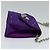 Céline Borsa a spalla a catena CELINE in nylon viola Auth BA204 Porpora - vista 4