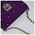 Céline Borsa a spalla a catena CELINE in nylon viola Auth BA204 Porpora - vista 6