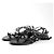 Sandali Chanel in pelle nera Nero - vista 2