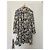 Abrigo La Fée Maraboutée Jacquard Floral Azul Beige - vista 5