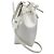 Mansur Gavriel White Bianca Snakeskin-effect Leather Drawstring Bucket Bag - view 2