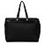 Hermès Schwarze Toile Herbag Cabas MM