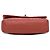 Chanel Arancione Medio Classico Chevron Pelle di Agnello Doppio - vista 3