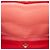 Chanel Arancione Medio Classico Chevron Pelle di Agnello Doppio - vista 4