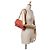 Chanel Arancione Medio Classico Chevron Pelle di Agnello Doppio - vista 9