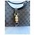 Borsa a mano Gucci Jackie in tela monogramma e pelle nera Nero - vista 3