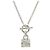 Hermès Pendente collana Birkin Amuleto Hermes Argento