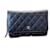 Wallet On Chain Chanel Woc Negro Gold hardware Cuero