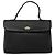 BALLY Bolsa de mão acolchoada de couro preta Auth SW022 Preto - vista 13