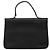 BALLY Bolsa de mão acolchoada de couro preta Auth SW022 Preto - vista 2