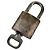 LOUIS VUITTON Lucchetto metallo Argento LV Auth bs22362
