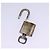 LOUIS VUITTON Lucchetto metallo Argento LV Auth bs22362 - vista 8