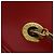 Céline Borsa a spalla CELINE in pelle rossa e oro Auth 114588 Rosso D'oro - vista 9
