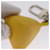 LOUIS VUITTON Charm metal Yellow LV Auth SW064  - view 16